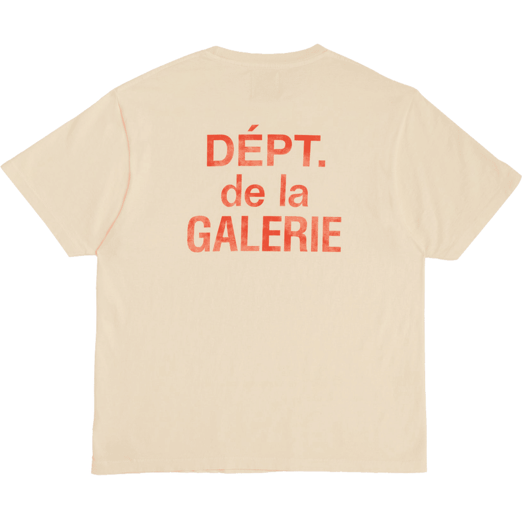 Gallery Dept. French T-shirt Cream/Orange