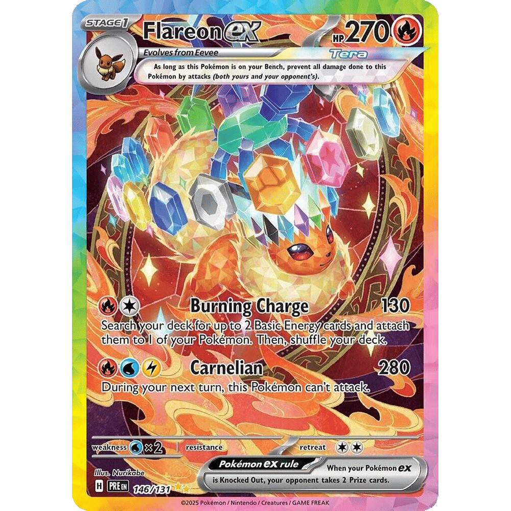 Flareon ex - 146/131 - SV: Prismatic Evolutions (PRE)