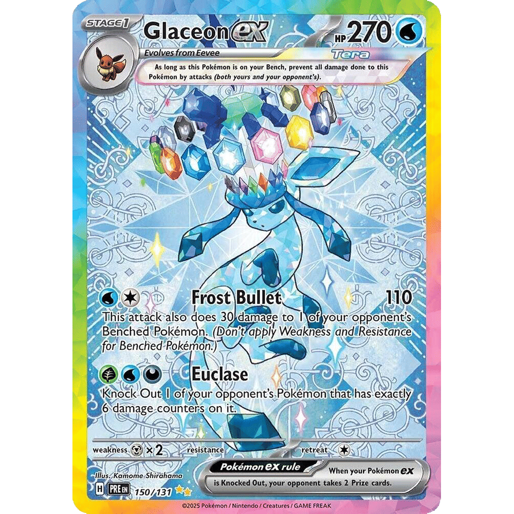 Glaceon ex - 150/131 - SV: Prismatic Evolutions (PRE)