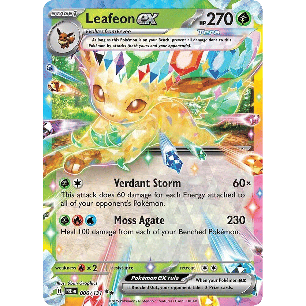 Leafeon ex - 006/131 - SV: Prismatic Evolutions (PRE)