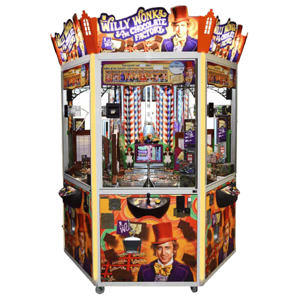 Willy Wonka Pusher 6 Player Arcade Prize Game