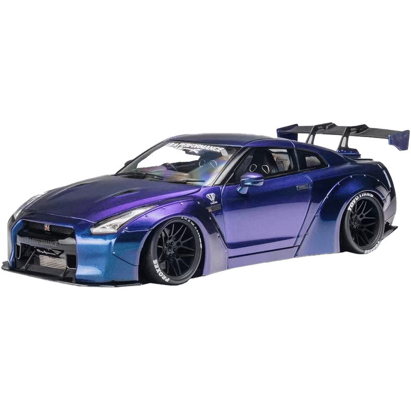 1/18 PGM Nissan Skyline GT-R GTR LB GTR35 (Holographic) Diecast Car Model