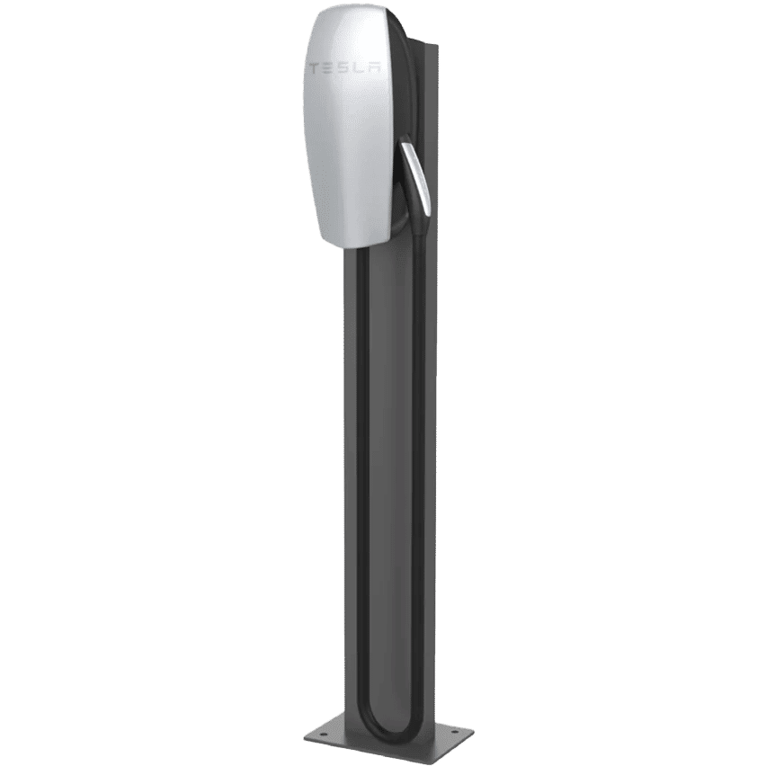 Tesla Pedestal for Wall Connector