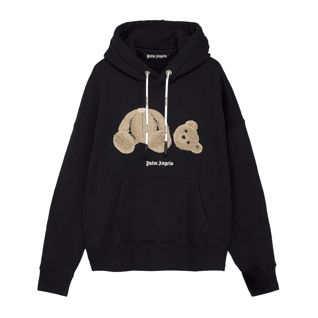 Bear Hoodie Black Multi