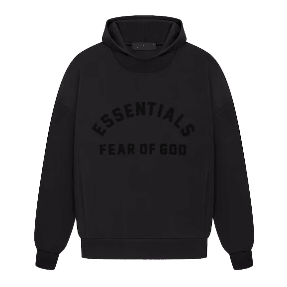 Fear of God Essentials Hoodie Black