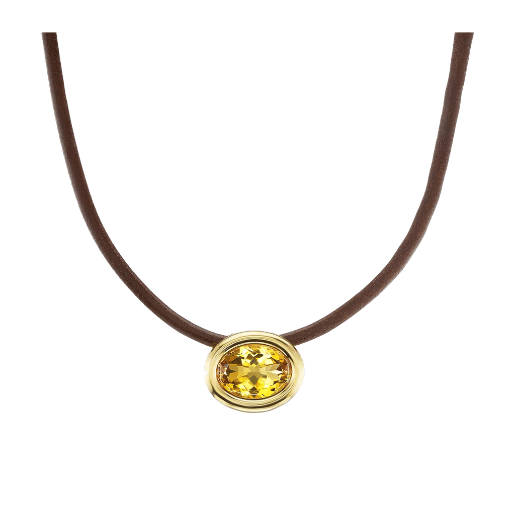 Beck Scuba Necklace Citrine