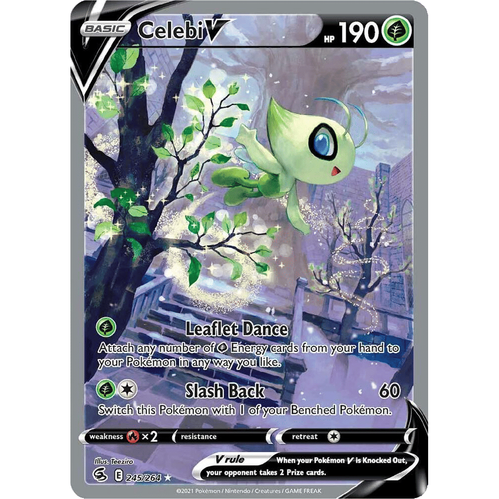 Celebi V (Alternate Full Art) - SWSH08: Fusion Strike (SWSH08)