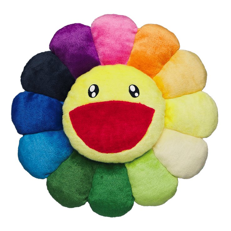 Flower Plush 60 CM Rainbow/Yellow