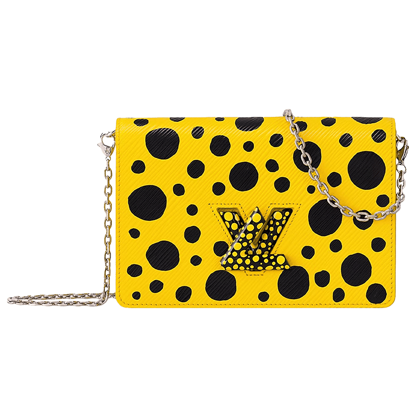 Louis Vuitton x Yayoi Kusama Twist Belt Chain Wallet Yellow/Black