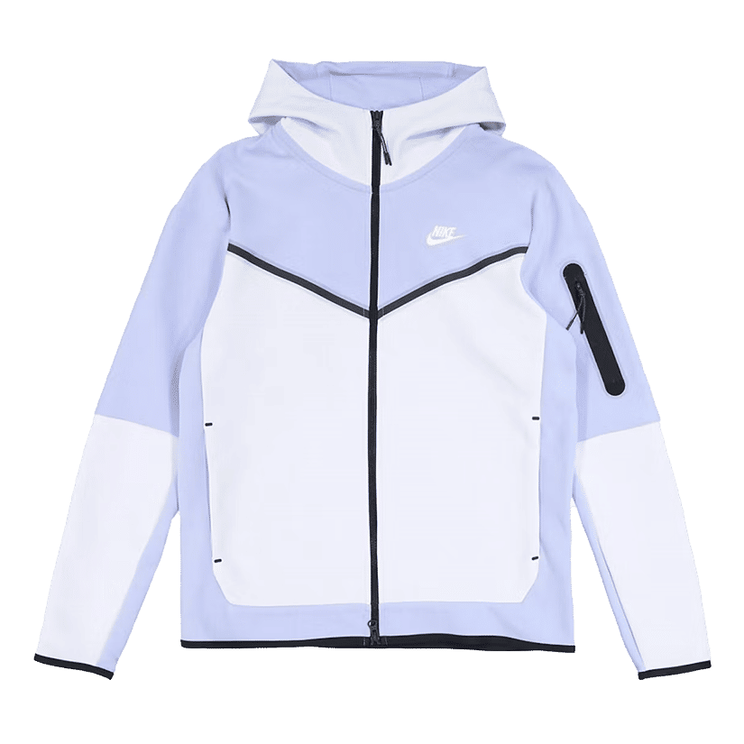 Nike Sportswear Tech Fleece Full-Zip Hoodie Cobalt Bliss/Football Grey/Light Lemon Twist