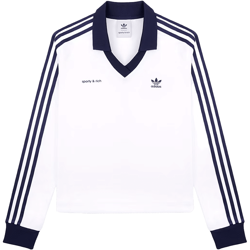 adidas x Sporty & Rich Soccer Jersey White/Navy