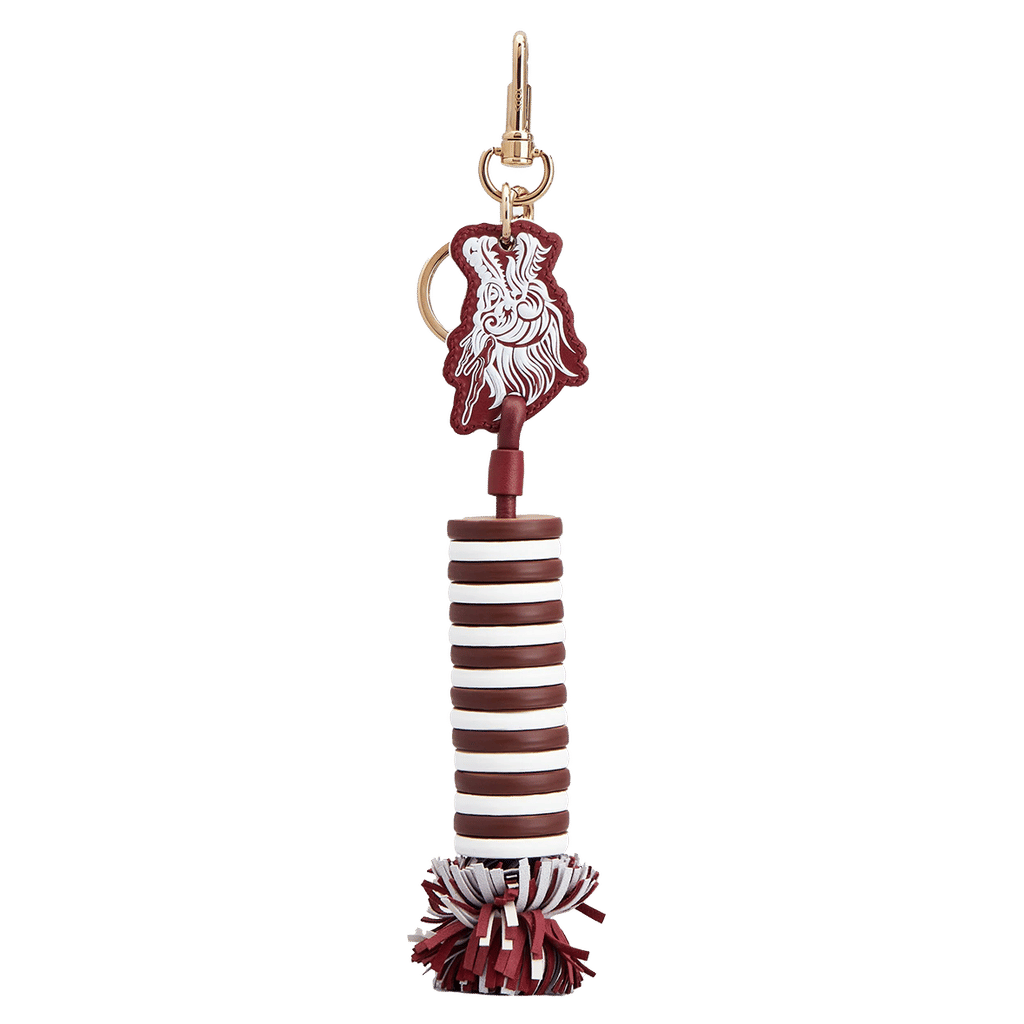 Tod's Dragon leather keyring