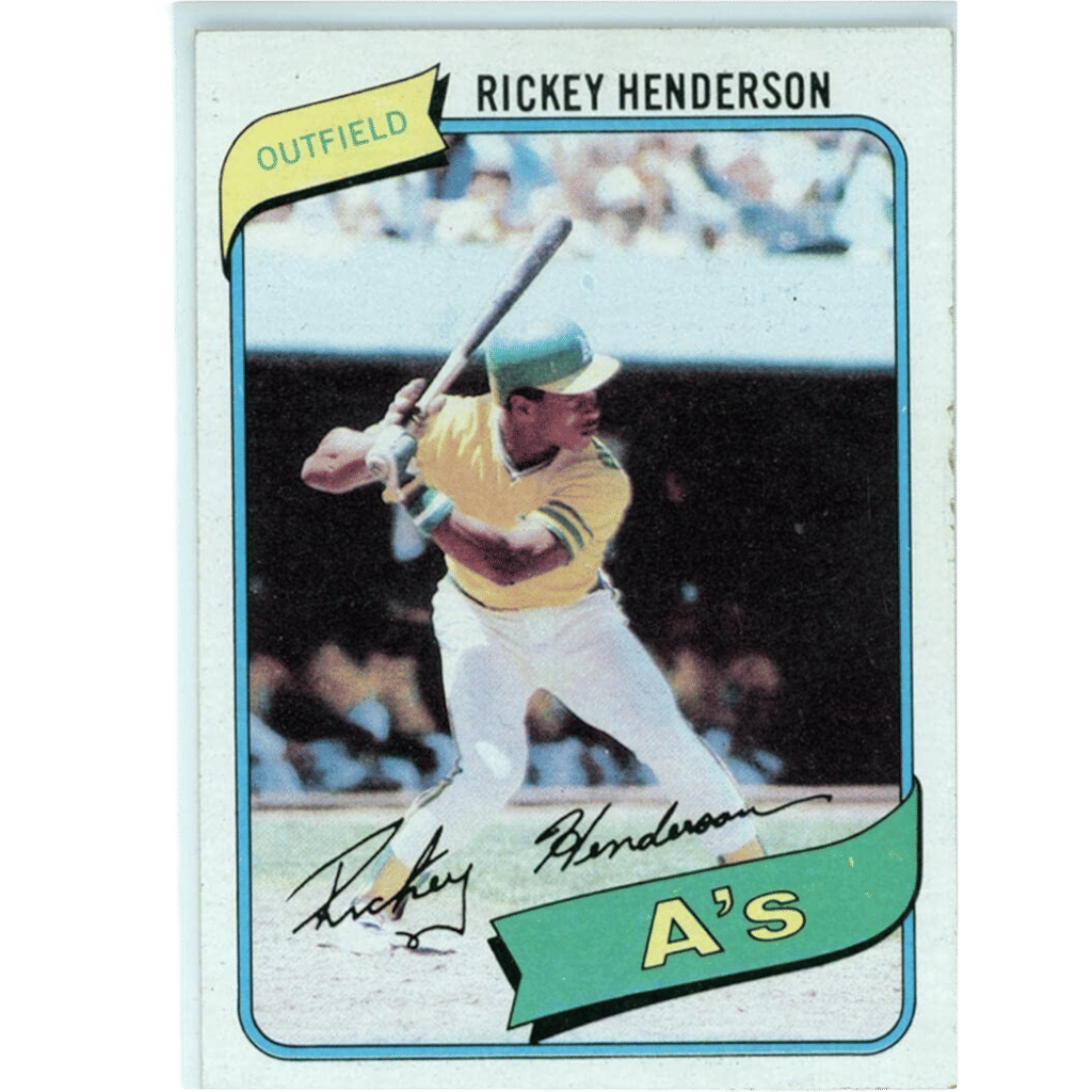 1980 Topps Rickey Henderson #482 (Rookie Card)