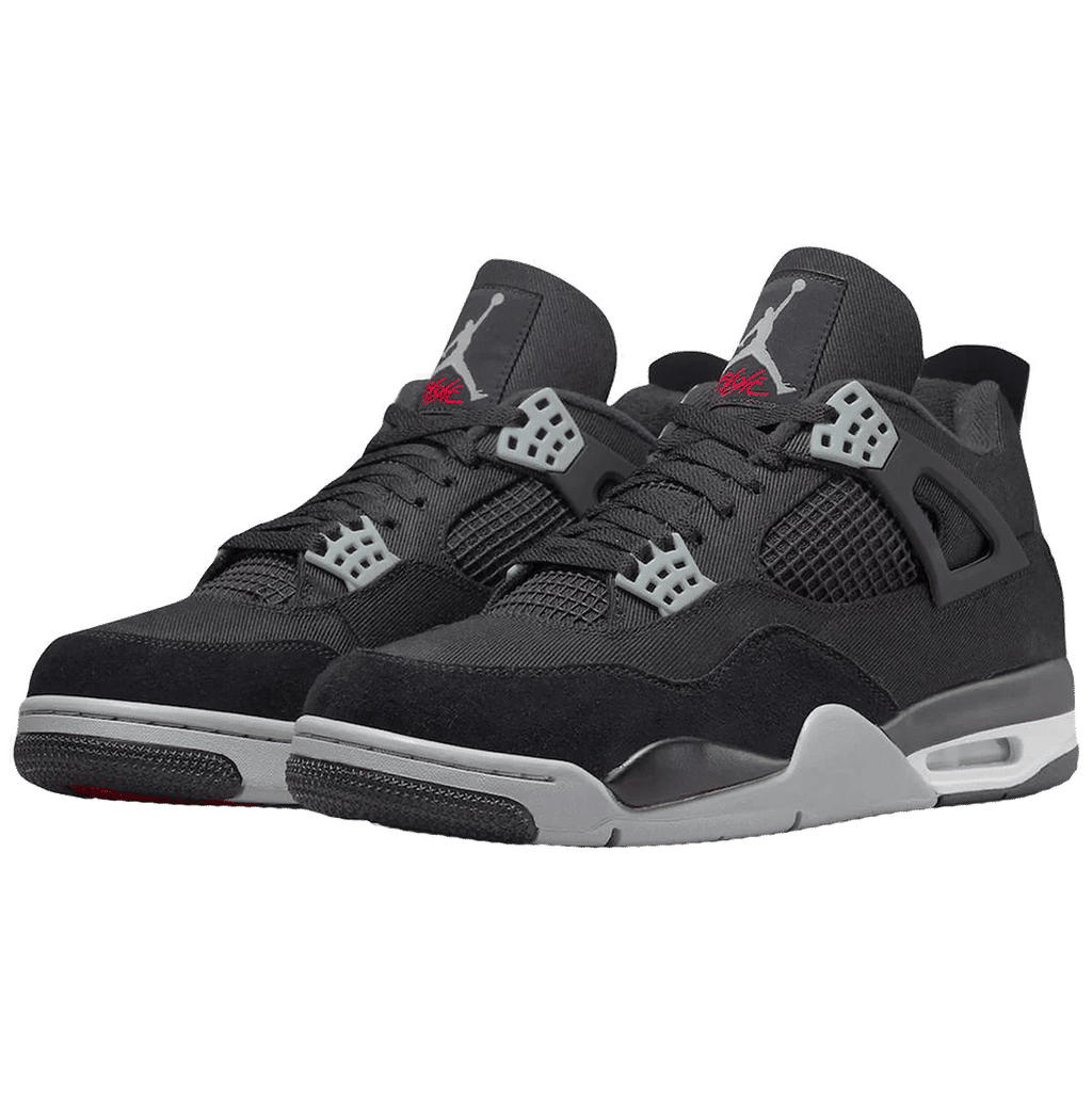 Nike Air Jordan 4 Black Canvas