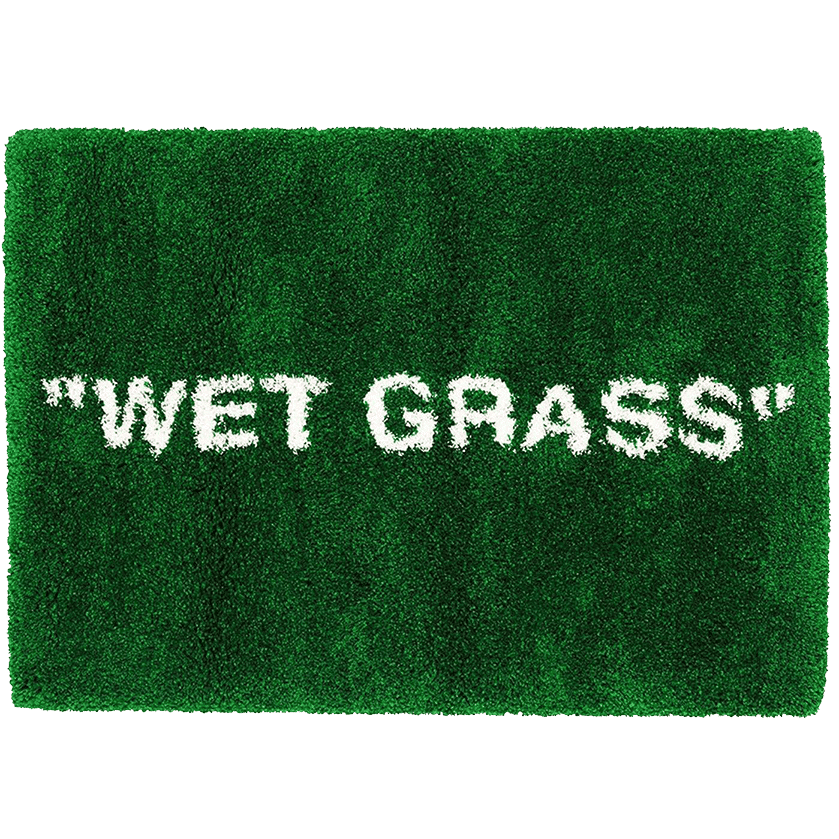 Virgil Abloh x IKEA MARKERAD "WET GRASS" Rug