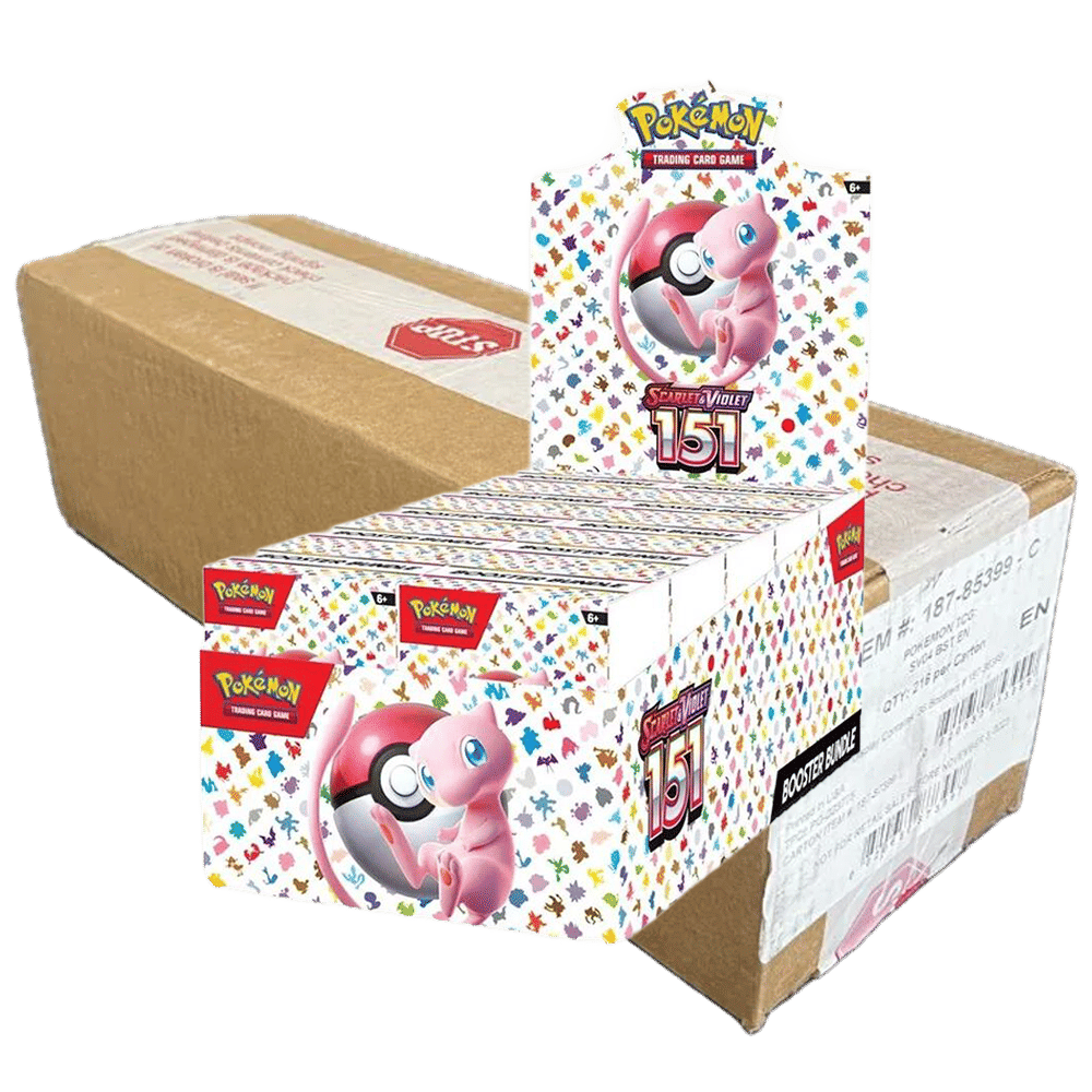 151 Booster Bundle Display Case - SV: Scarlet & Violet 151 (MEW)