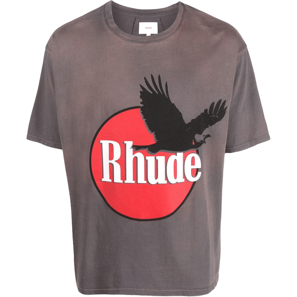 RHUDE logo-print cotton T-shirt