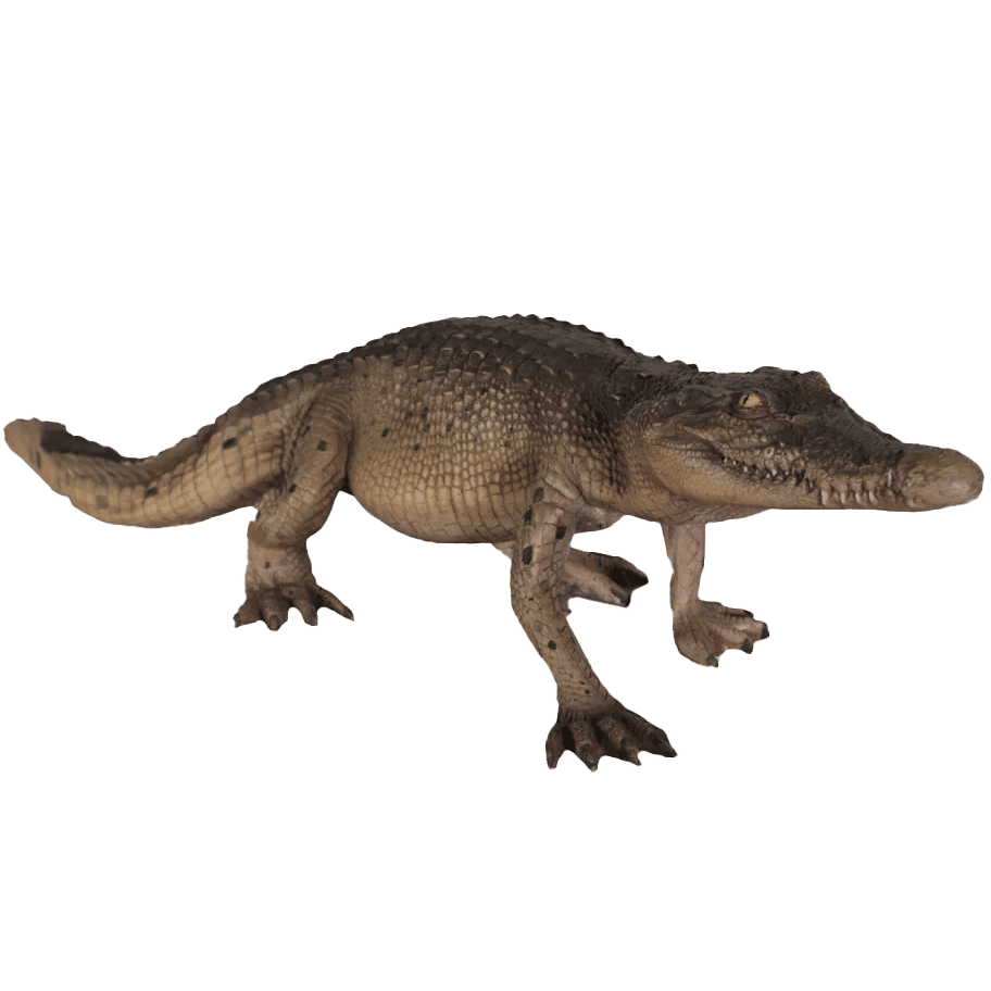 Walking Baby Crocodile Life Size Statue