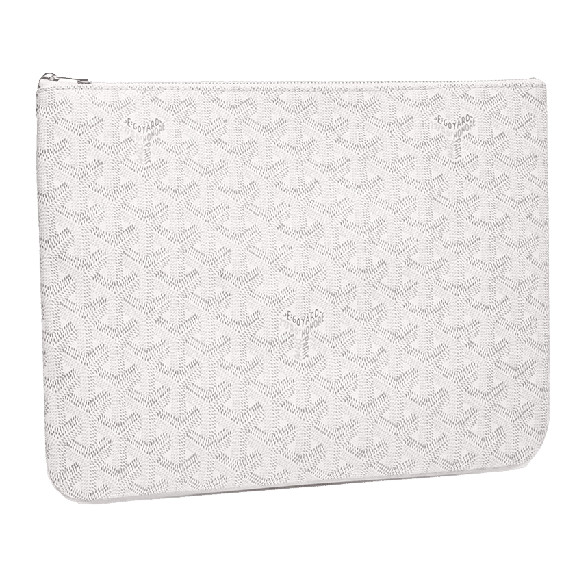 Goyard Senat Pouch MM White