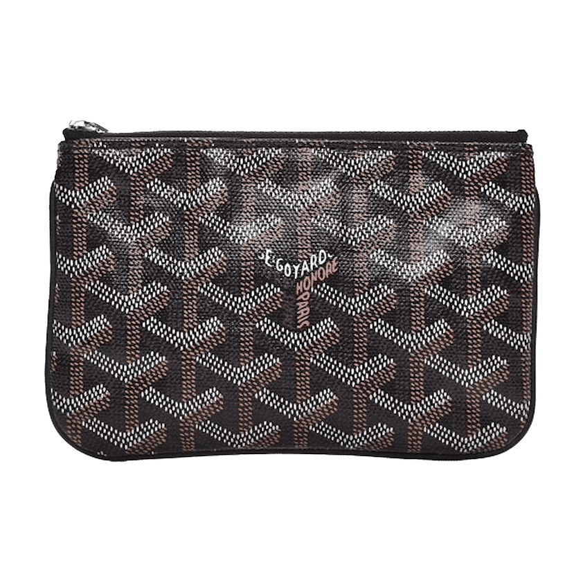 Goyard Senat Pouch Goyardine Mini Black