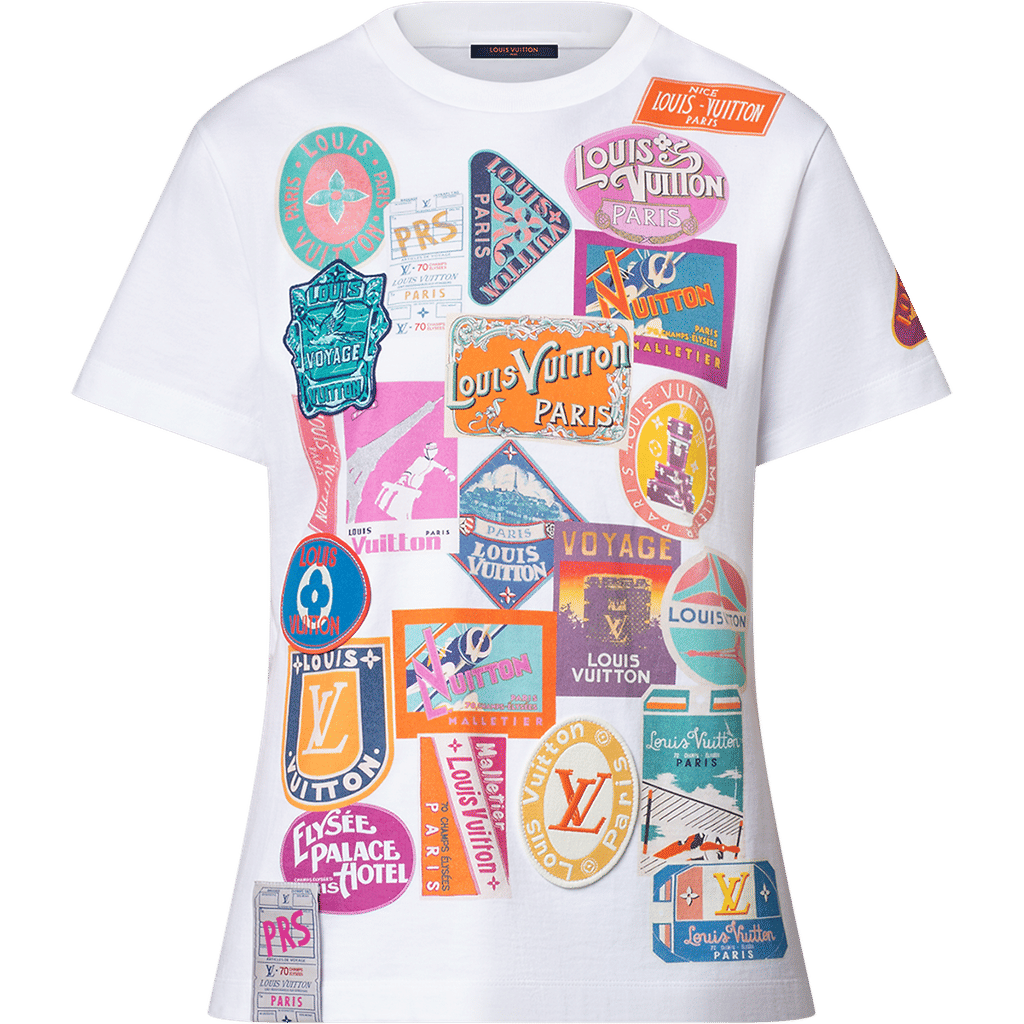 Louis Vuitton Travel Patch Print T-Shirt
