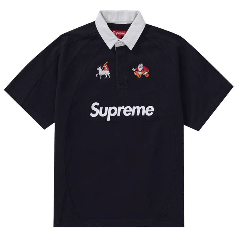 Supreme S/S Rugby Black