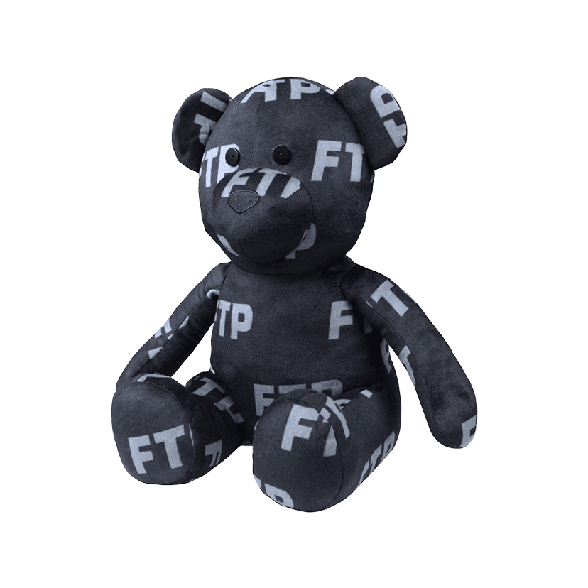 FTP Allover Print Teddy Bear Black
