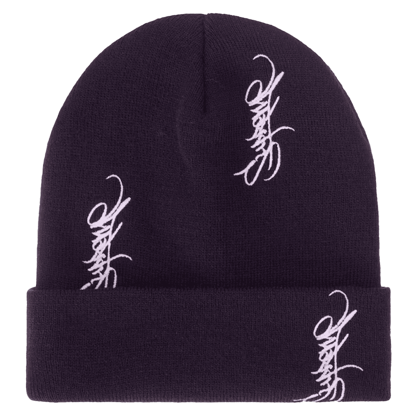 Supreme Tag Beanie Navy