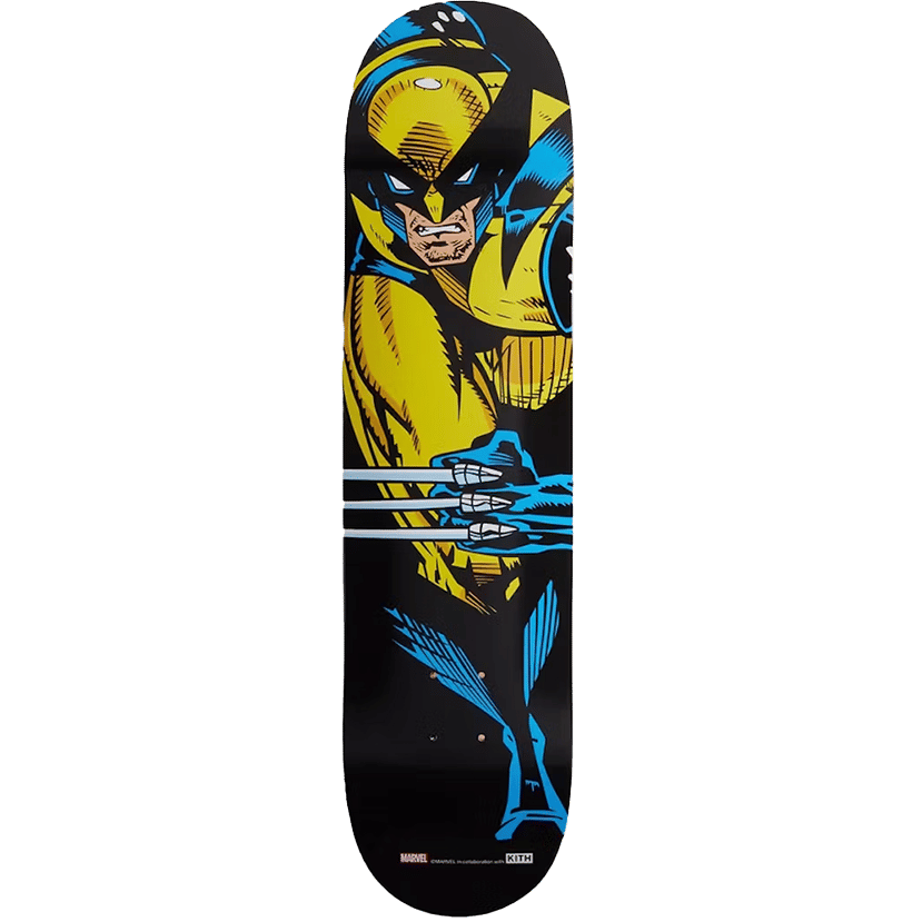 Kith x Marvel X-Men Wolverine Skateboard Deck