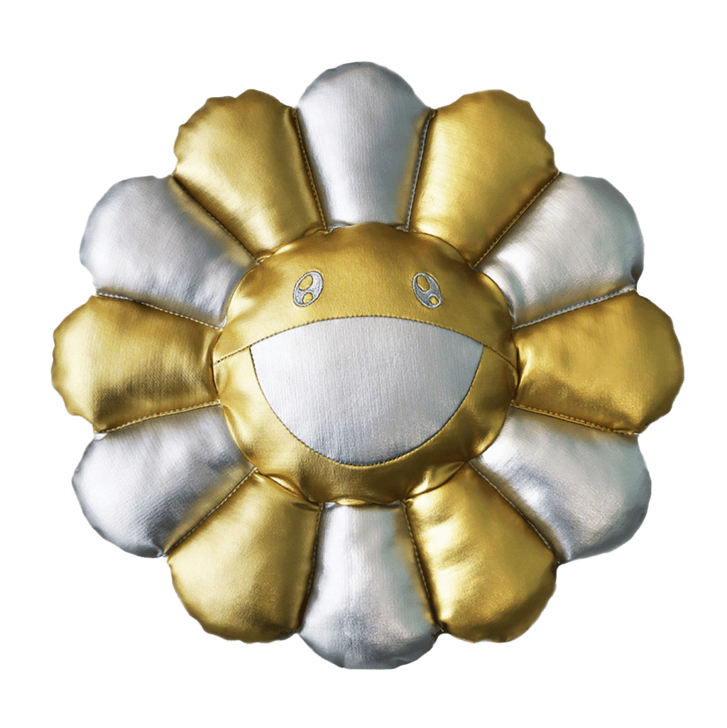Flower Plush 30cm Silver/Gold