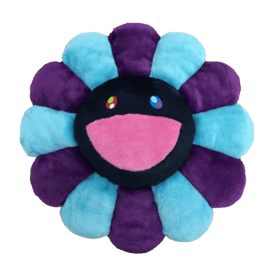 Flower Plush 30CM Purple/Turquoise/Black