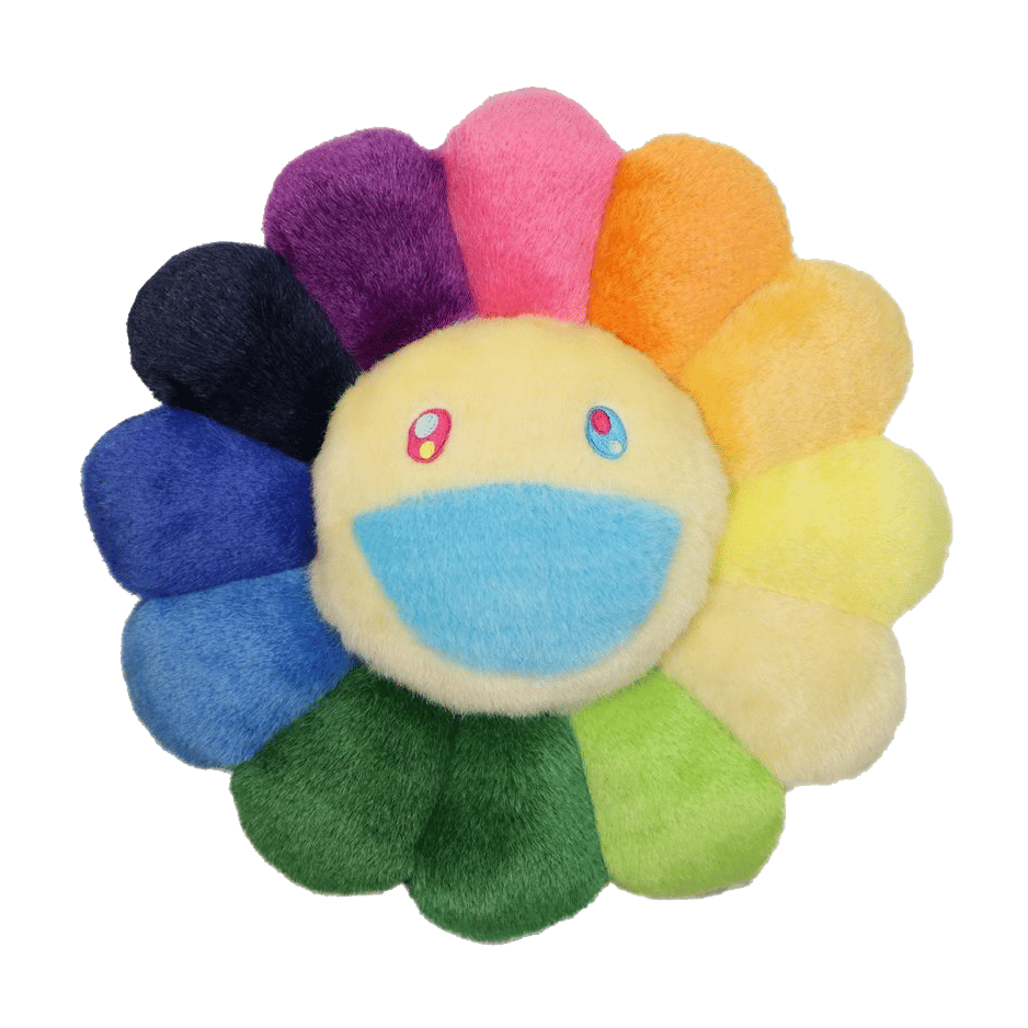 Flower Plush 30CM Rainbow/Yellow