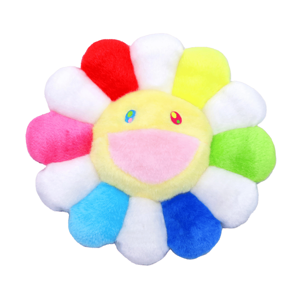 Flower Plush 30CM Rainbow/White/Yellow