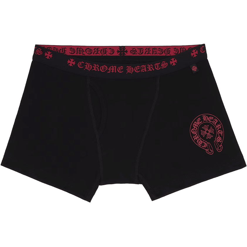 Chrome Hearts Short Boxer Brief Black/Red