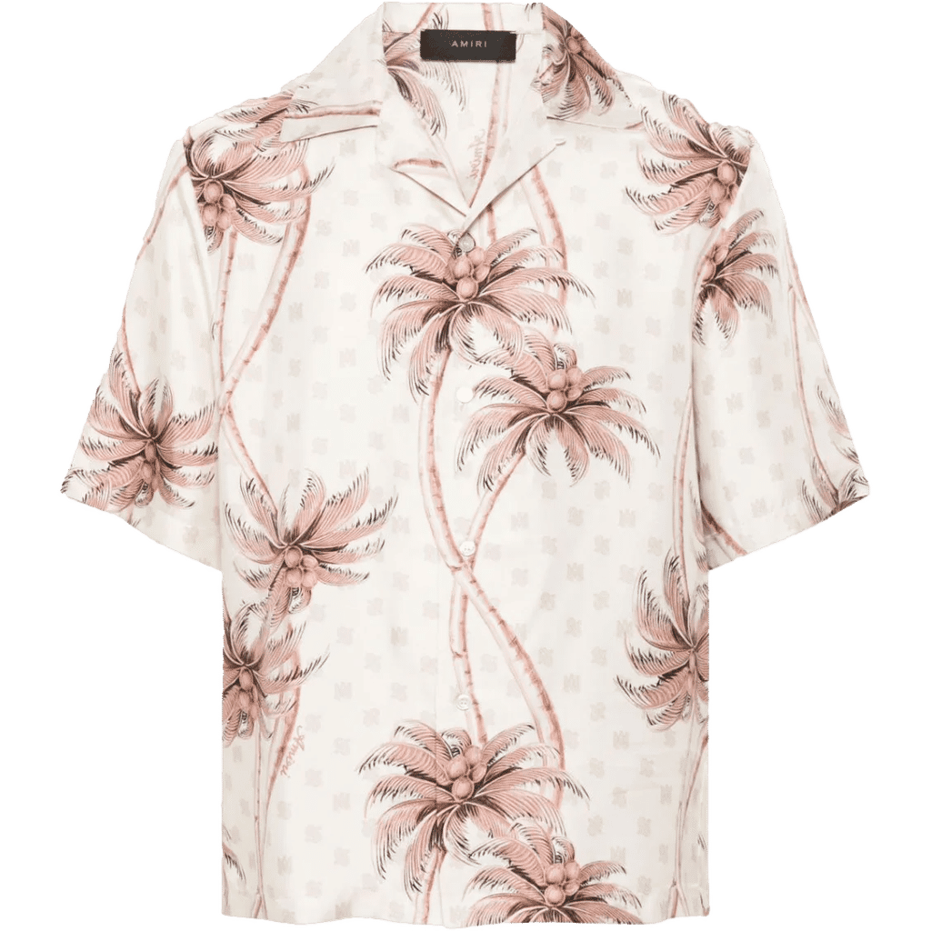 AMIRI Twisted Palms silk shirt