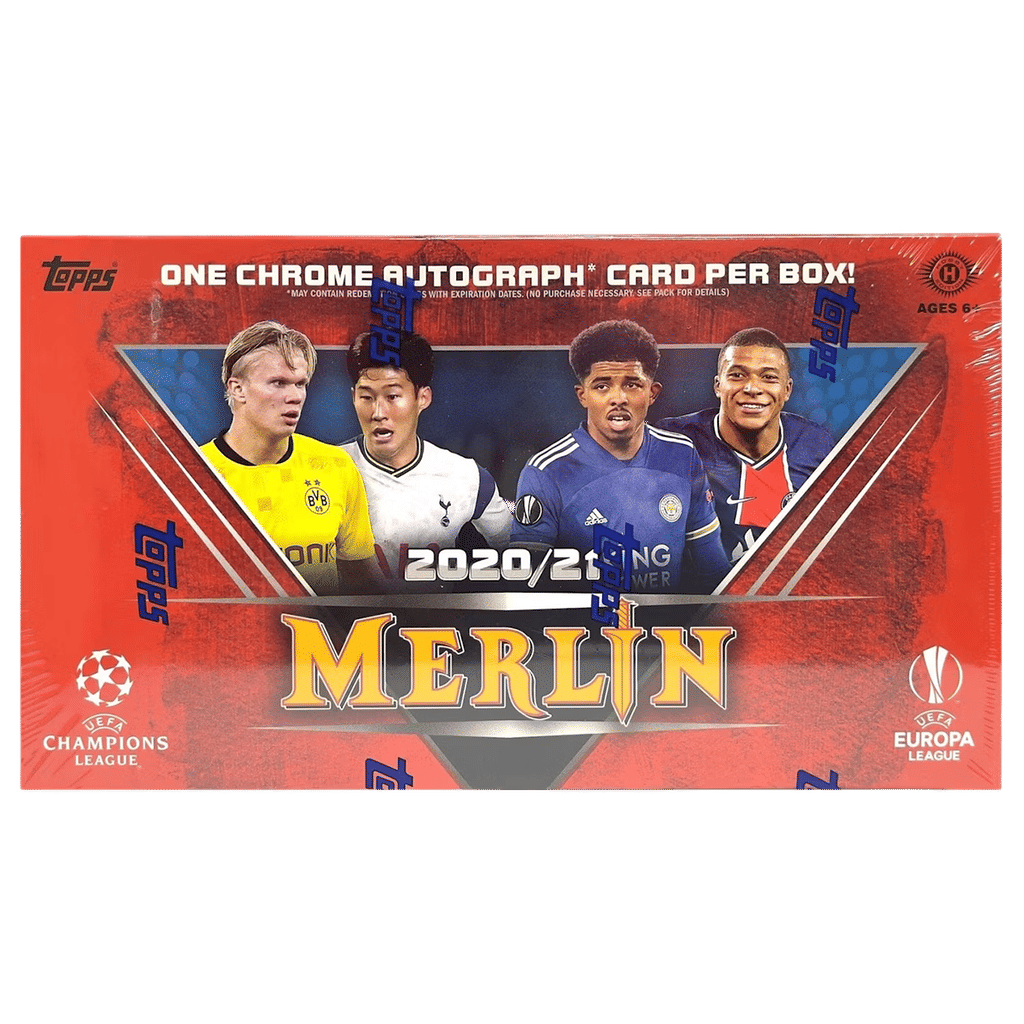 2020-21 Topps Merlin Collection Chrome UEFA Champions League Soccer Hobby Box