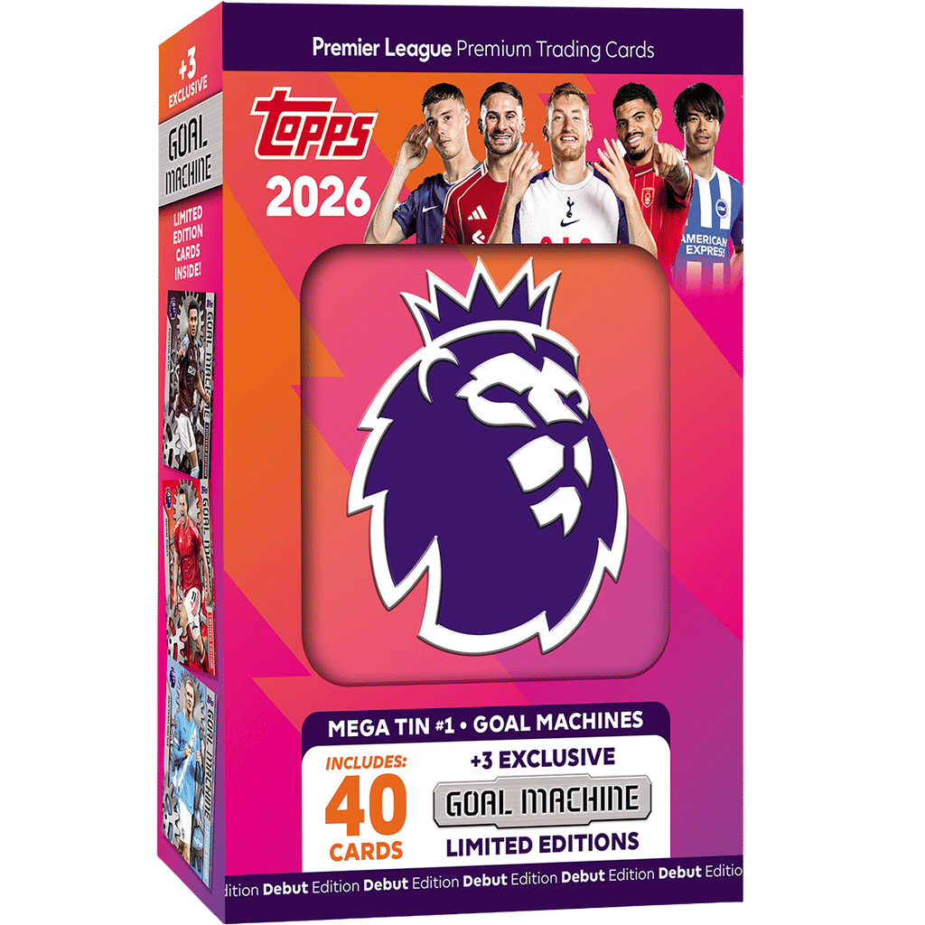 Premier League Topps 2026 Debut Edition Mega Tin