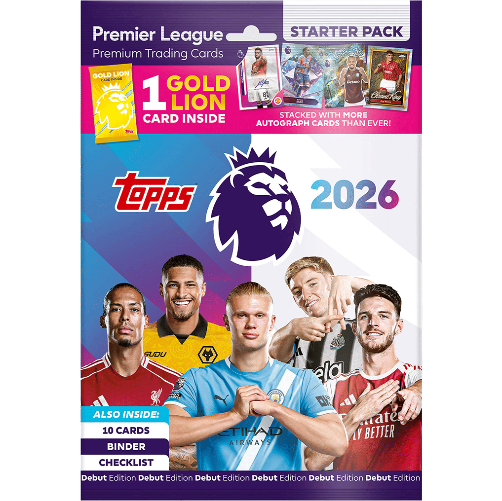 Premier League Topps 2026 Debut Edition Starter Pack