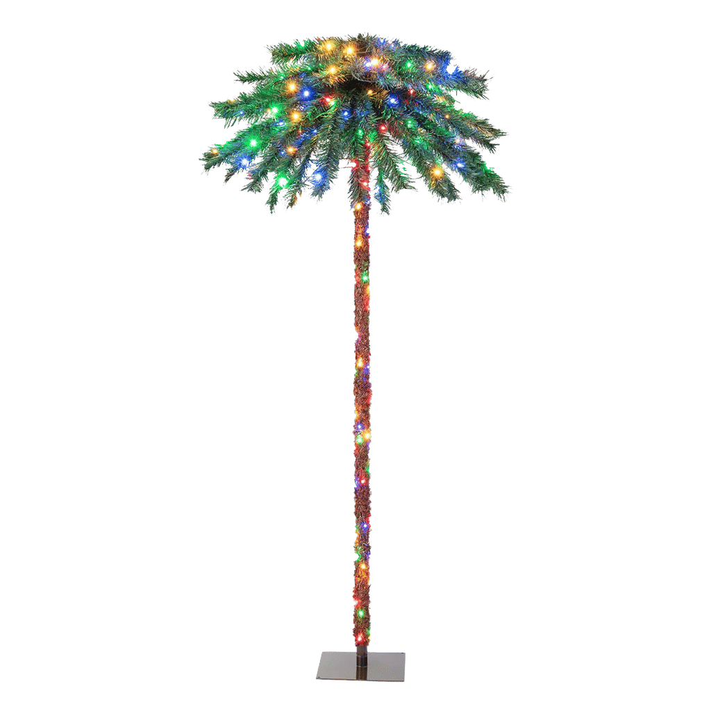 6 FT Pre-Lit Palm Tree Christmas Tree
