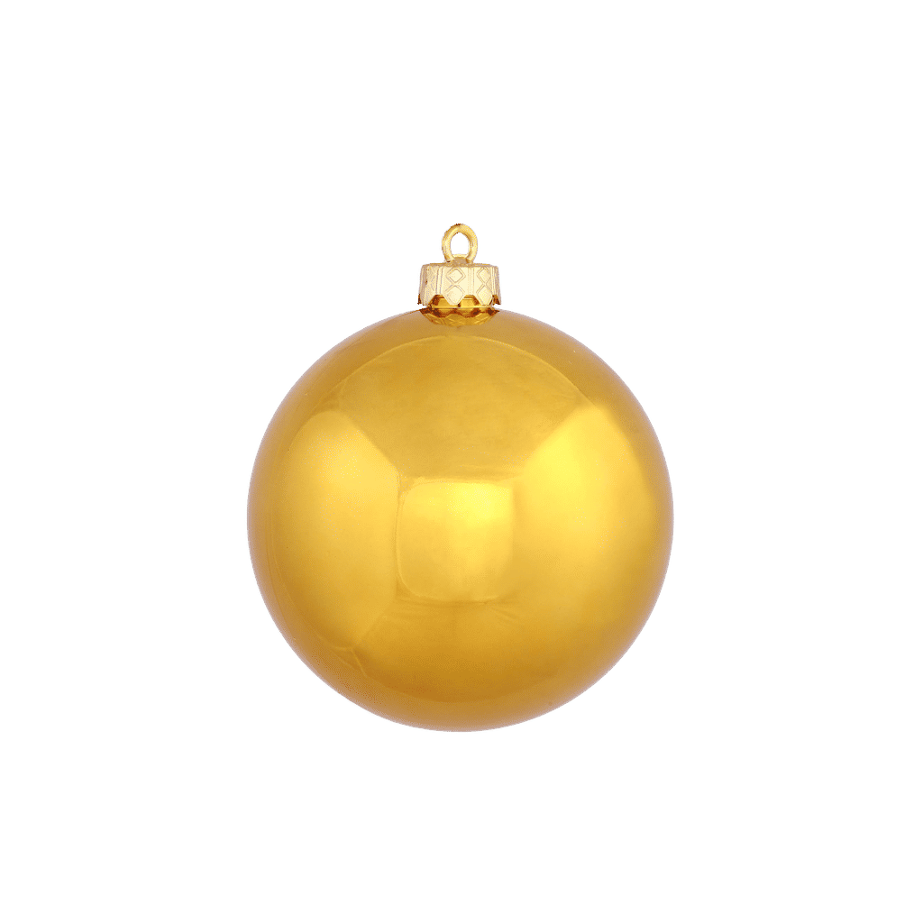 Antique Gold Shiny Ball Ornament