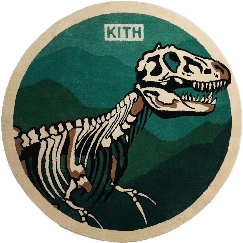 Kith AMNH Dinosaur Rug Multi