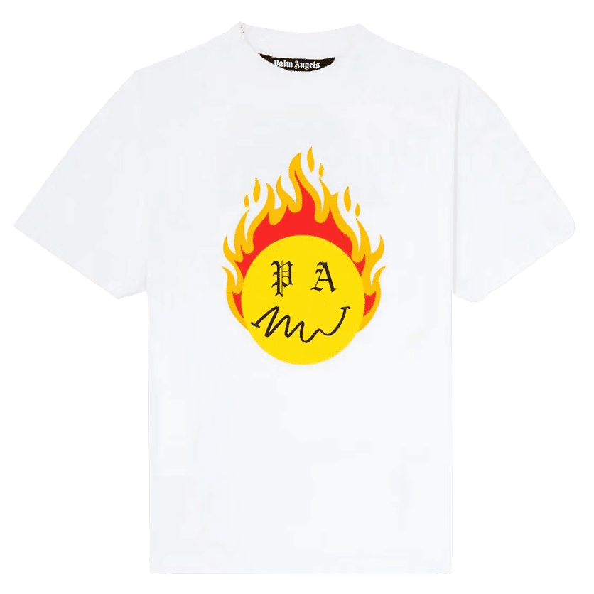 Palm Angels Burning Head T-shirt White