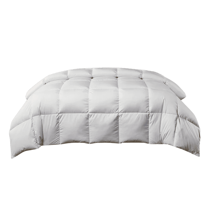 European White Goose Down Heavyweight King Comforter