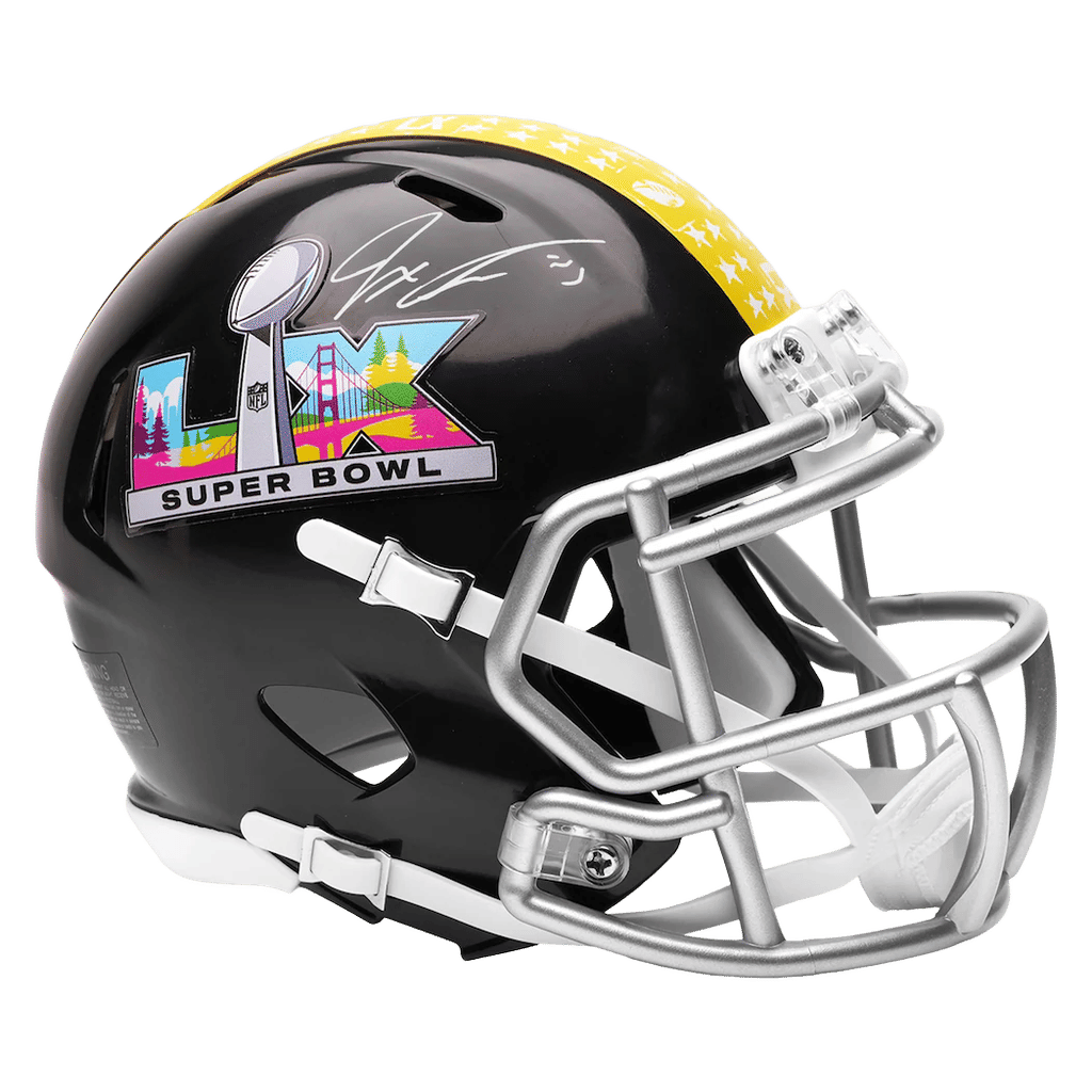 Jaxon Smith-Njigba Seattle Seahawks Autographed Super Bowl LX Riddell Speed Mini Helmet