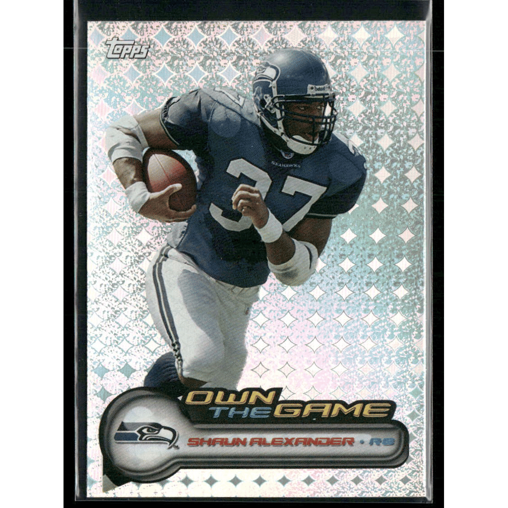 2006 Topps Own the Game #OTG3 Shaun Alexander Seattle Seahawks