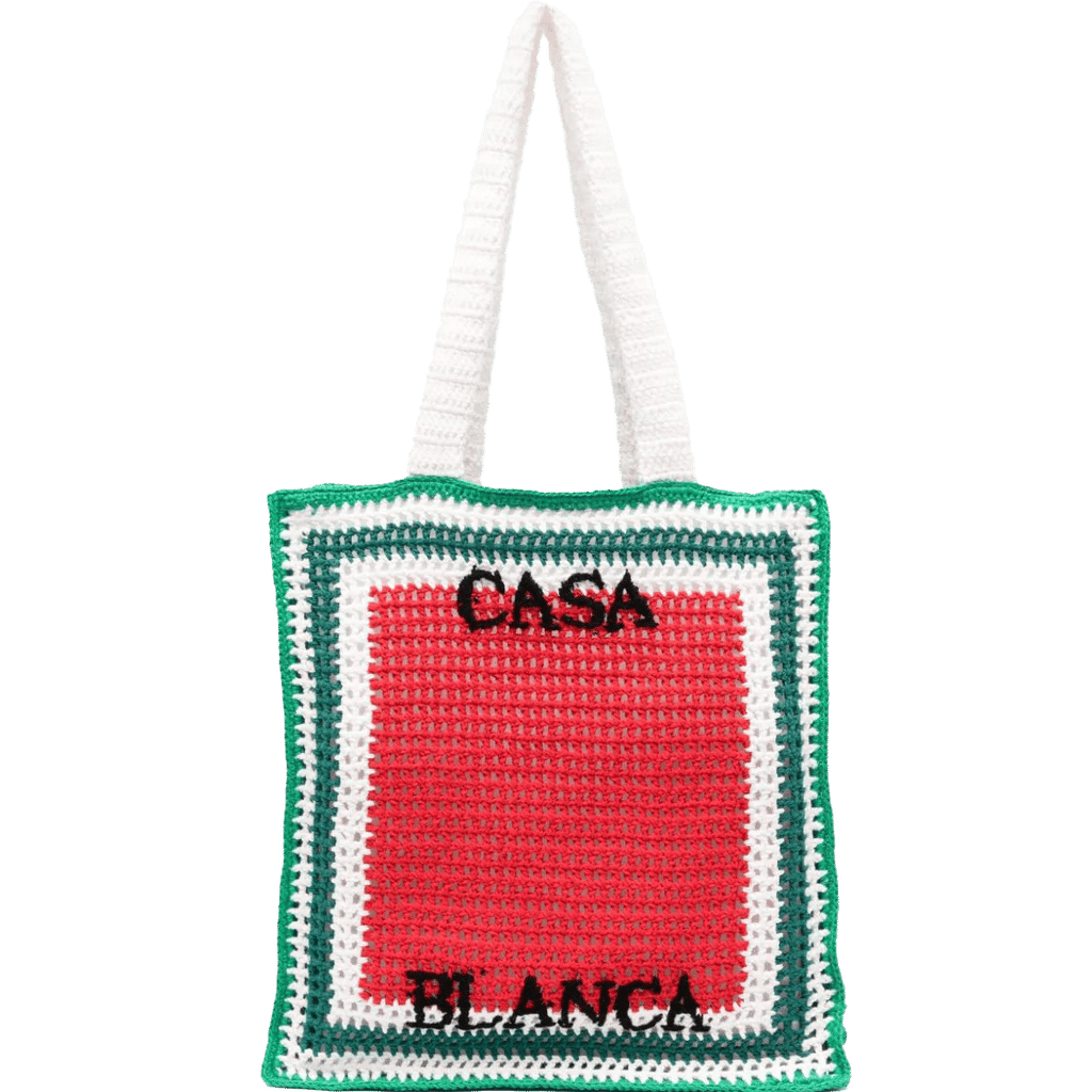 Casablanca Atlantis crochet tote bag