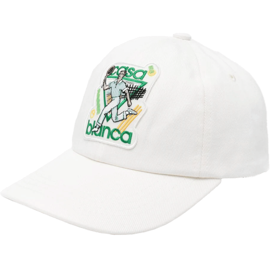 Casablanca logo-appliqué baseball cap