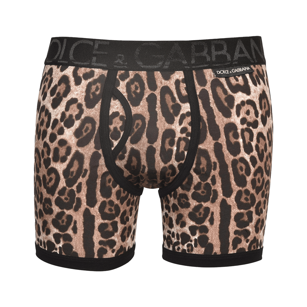 Dolce & Gabbana Leopard Print Men's Boxer Brief