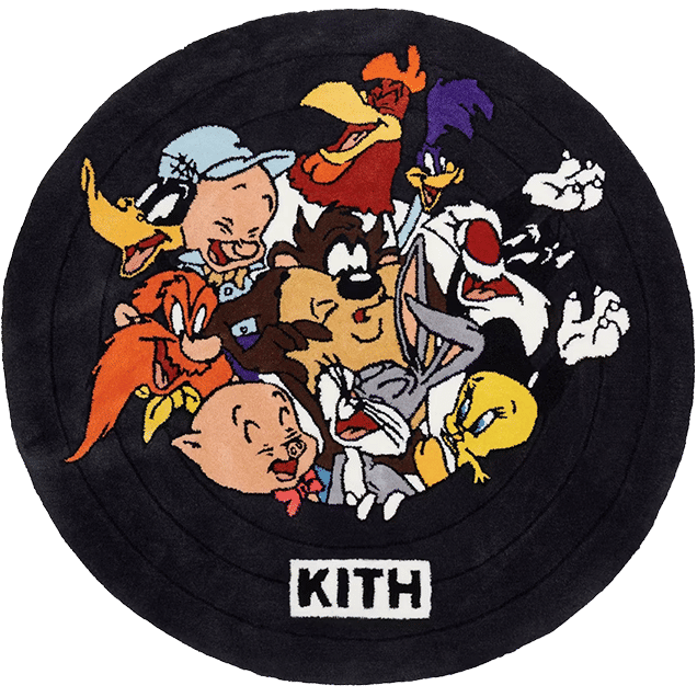 Kith x Looney Tunes Circle Huddle Rug