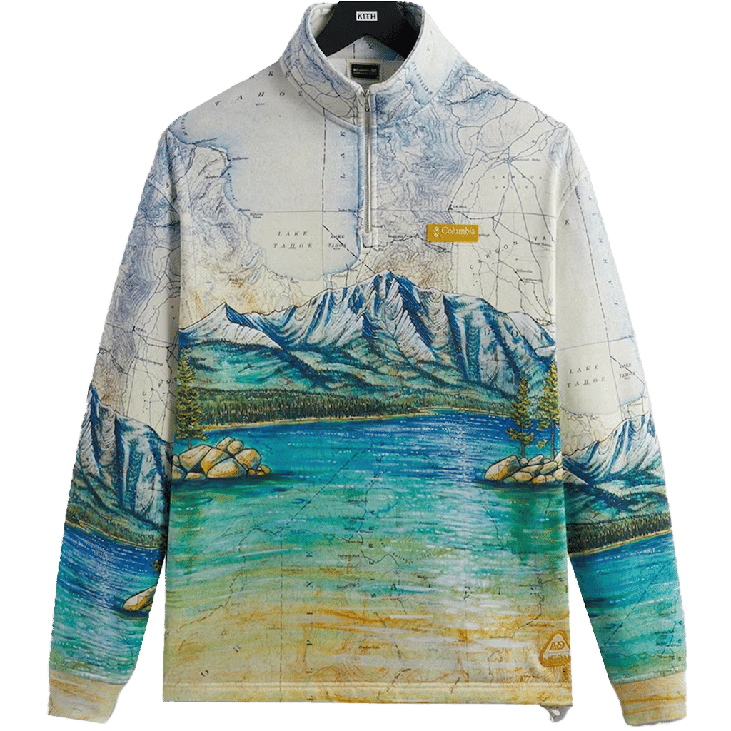 Kith x Columbia Lake Tahoe Quarter Zip Chalk